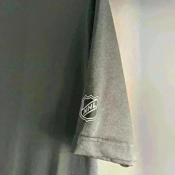 Fanatics NHL Men's Vegas Golden Knights Authentic Pro Rinkside Grey Polo Size M - Picture 3 of 5